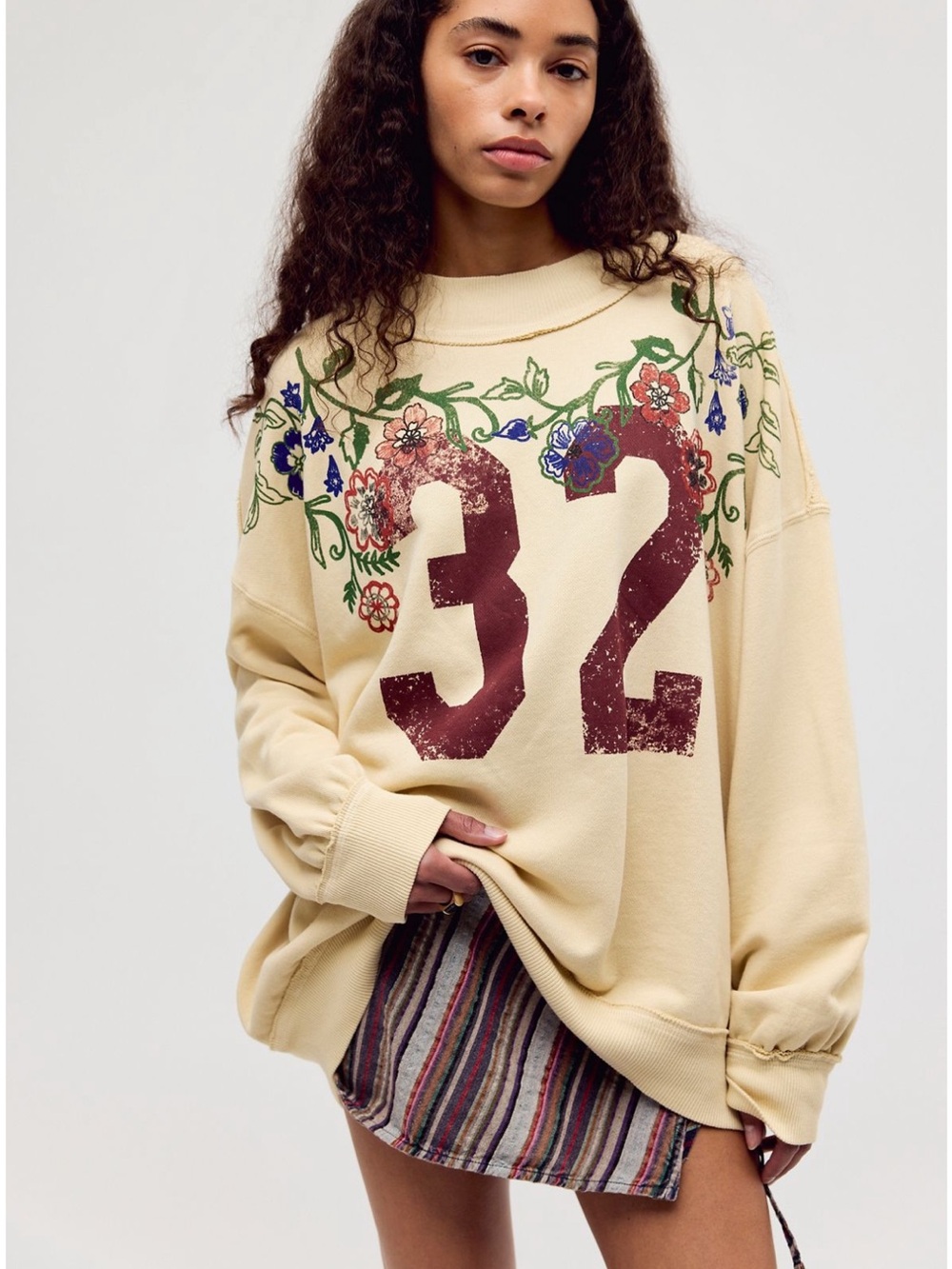 PALM SPRINGS GRAPHIC PULLOVER DUST COMBO